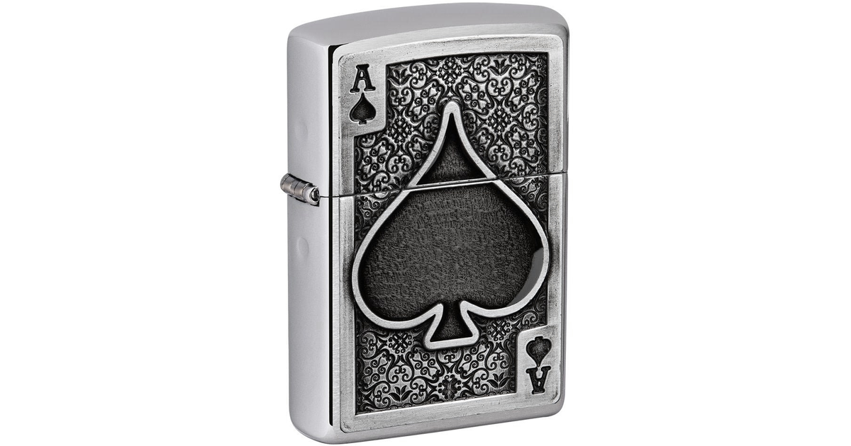 小物 ZIPPO Zippo 49637 Ace Of Spades Emblem zapalniczka zippo